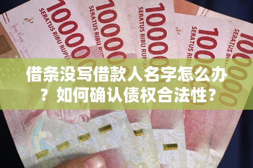 北京借条没写借款人名字怎么办？如何确认债权合法性？