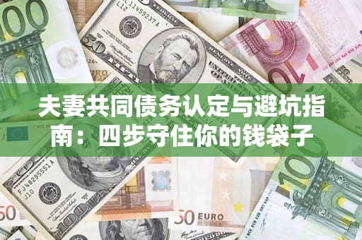 北京夫妻共同债务认定与避坑指南：四步守住你的钱袋子