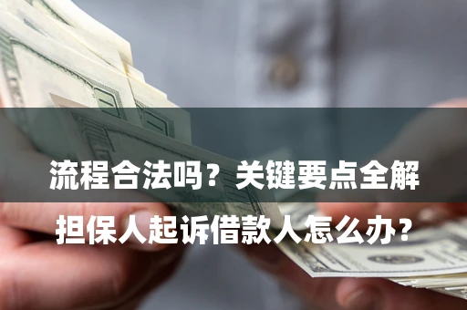 北京

担保人起诉借款人怎么办？流程合法吗？关键要点全解析