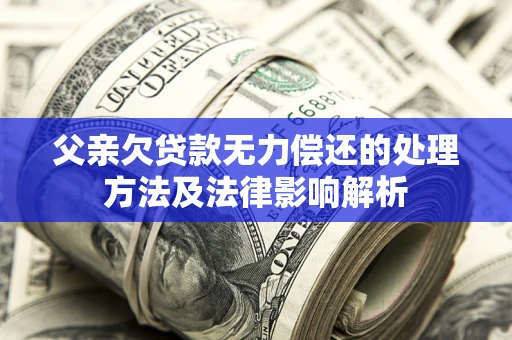北京父亲欠贷款无力偿还的处理方法及法律影响解析