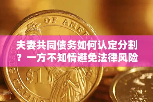 北京夫妻共同债务如何认定分割？一方不知情避免法律风险必看！